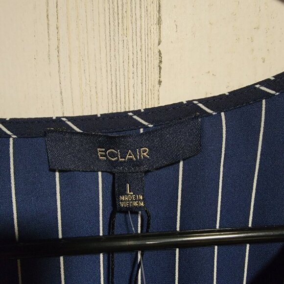 NWT Eclair Striped Blouse - Picture 2 of 5